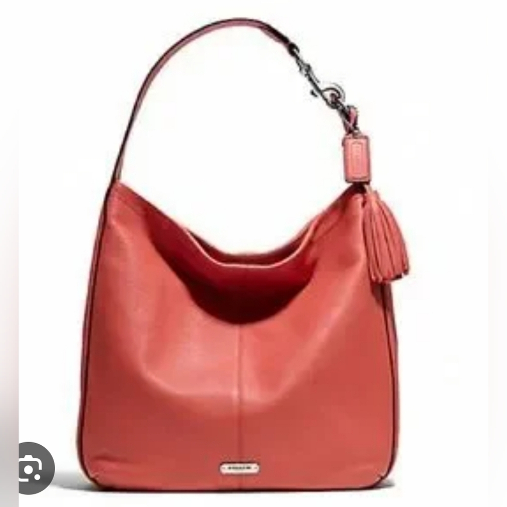 Coach AVERY SIENNA Soft Pebbled Leather HOBO Bag #F23309